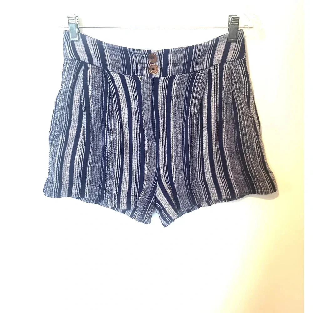 Harper Heritage Navy and White‎ Striped Shorts